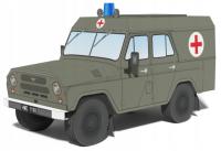 УАЗ 469 скорая помощь, для начинающих, Kex037