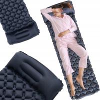 Надувной матрац с подушкой одиночный человек легкий кемпинг под палатку