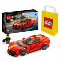 LEGO SPEED CHAMPIONS 76914 FERRARI 812 + LEGO TORBA PAPIEROWA ŚREDNIA