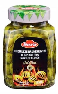 OLIWKI ZIELONE GRILLOWANE W OLEJU 700G SERA GRILL IZGARA YESIL ZEYTIN