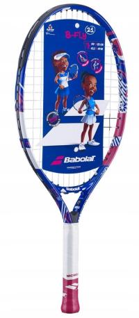 Детская теннисная ракетка Babolat B Fly 21 сине-розовая 140485 OS