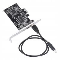 Плата контроллера PCI-E PCI Express FireWire 1394a