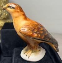 Ceramika Bodrogkeresztúr stara figurka ptaszek orzeł Węgry