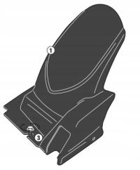 Błotnik tylny MG532 Givi