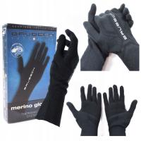 Brubeck мериносовые перчатки черный S / M