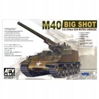 US M40 Big Shot 155mm Gun Motor Carriage 1:35 AFV Club 35031