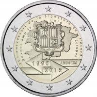 Andora 2015, 2 euro okolicznościowa - Unia Celna - bankowy/ unc