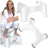 ТУАЛЕТНАЯ ПОДСТАВКА ДЛЯ НОГ, СТУЛ ДЛЯ ВАННОЙ КОМНАТЫ, БЕЛЫЙ