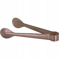 Szczypce do lodu ze stali nierdzewnej 19 cm, kolor miedziany