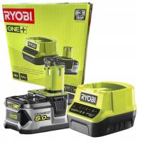 RYOBI комплект полный комплект RC18120-150 аккумулятор 5Ah зарядное устройство ONE 18V