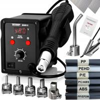 Spawarka do plastiku Technet 858D II 700W z regulacją i 6 dyszami