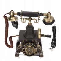 Античный телефон ретро винтажный вращающийся циферблат
