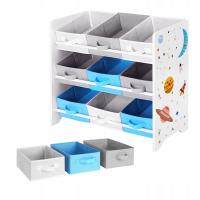 Шкаф для хранения детских игрушек, ящики для хранения 9 коробок