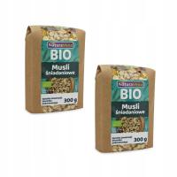 2x Musli śniadaniowe z suszonymi owocami BIO 300g - Naturavena EKO
