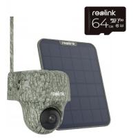 Zewnętrzna Kamera bateryjna 4G Reolink G450 + Solar Panel 2 + karta SD