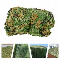 Duże siatki kamuflażowe 6 * 4M Nylon Green Military Hunting Outdoor Cover