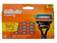 Картриджи для бритвы Gillette Fusion 5 лезвий 12 шт.