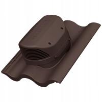 Wywietrznik połaciowy Parotec do dachówki Benders Podwójna S - Brąz 8017