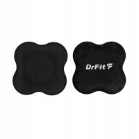 Podkładki do jogi amortyzujące pod kolana, ręce, biodra 2szt, czarne