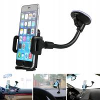 for iPhone 12 13 Pro XR XS Mobile Phone Car Mount Long Arm Clip Windshield