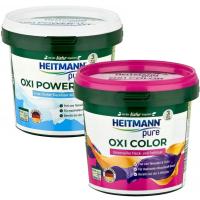Heitmann Pure Oxi пятновыводитель и отбеливатель порошок с активным кислородом DE