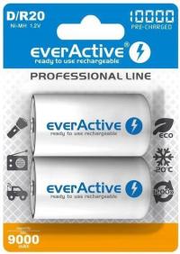Akumulatorek Everactive D (R20) 10000 mAh NiMH 2 szt.