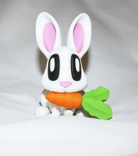 Figurka Królik z marchewką Multivers3D