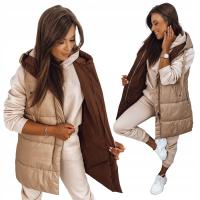 ЖЕНСКИЙ СТЕГАНЫЙ ЖИЛЕТ БЕЗ РУКАВОВ