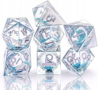 7 МНОГОГРАННЫХ КУБИКОВ 7DIE DICE RPG MAGIC SPACE СМОЛА ПОДАРОК