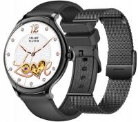 Smartwatch zegarek Rubicon męski damski RNCF13 czarny Bluetooth tryby sport