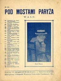 Scotto Pod mostami Paryża Walc Karol Hanusz 1925