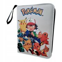 DUŻY ALBUM POKEMON EEVEE PIKACHU NA KARTY KLASER SEGREGATOR ETUI 400 KART