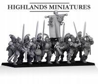 Sunland Landsknechts x7 + CMD - Highlands Miniatures