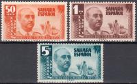 SAHARA ESPANOL - 1951 - Mi 119-121 - FRANCO xx