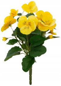 BRATEK BRATKI YELLOW ŻÓŁTY KWIATY SZTUCZNE