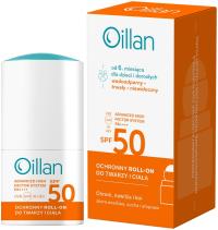 Oillan защитный рулонный солнцезащитный крем SPF50 для чувствительной кожи 50 мл