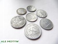 ZESTAW 7 MONET Z ALUMINIUM- STARSZA EUROPA , nr:L11.5