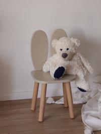 Drewniane krzesełko królik , bukowe , Różne kolory , zając , dla dziecka