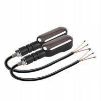 2 Sztuk Światła Kierunkowskazów LED Motocykl Solidny Wysoka Jasność Na Zewnątrz