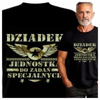 Koszulka dla Dziadka na Dzień Dziadka Święta Jednostka do Zadań Moro