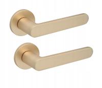 Klamka Wewnętrzna Klamka do Drzwi Wewnętrznych Złota Szczotkowane KMG_G00A