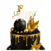 Торт топпер 18 день рождения топер пикер персонализированное украшение имя украшение