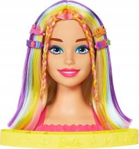 Barbie Głowa do stylizacji Neonowa Blond HMD78