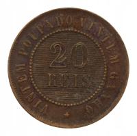 [11868] Brazylia 20 reis 1889