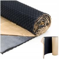 Акустическая звукоизоляционная пена огнеупорная волна самоклеящаяся 20 мм 0. 25m2