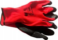 Rękawiczki poliestrowe powlekane Mercator Tech rozmiar L 1 para czerwone