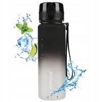 СПОРТИВНАЯ БУТЫЛКА ДЛЯ ВОДЫ 500 МЛ TRITAN МОТИВАЦИОННЫЙ ЧЕРНЫЙ И БЕЛЫЙ