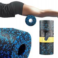 Роликовый массажный ролик Pro 33 см синий