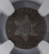 USA - 3 Centy - 1851 - Very Fine Details NGC