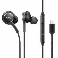 Oryginalne Słuchawki Samsung by AKG USB-C Typ C Dokanałowe Super Czarne
